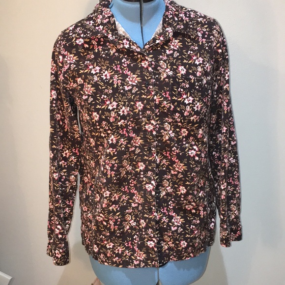 Demin & Co. Corduroy Flower Longsleeve - Picture 3 of 11
